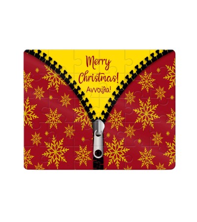 Χάρτινο Puzzle 27X20cm Merry Christmas Zip Orange 35κομ Χάρτινο Puzzle 27X20cm Merry Christmas Zip Orange 35κομ