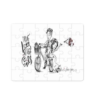 Χάρτινο Puzzle 27X20cm True Love Never Ends 35κομ