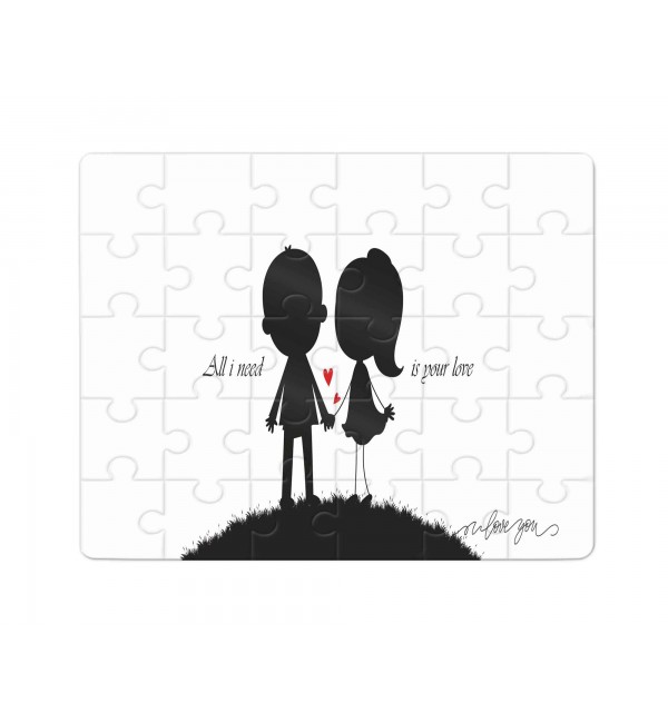 Χάρτινο Puzzle 27X20cm All I Need Is You 35κομ