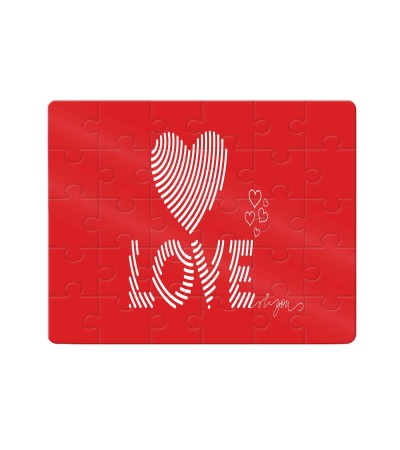 Χάρτινο Puzzle 27X20cm Red Love 35κομ