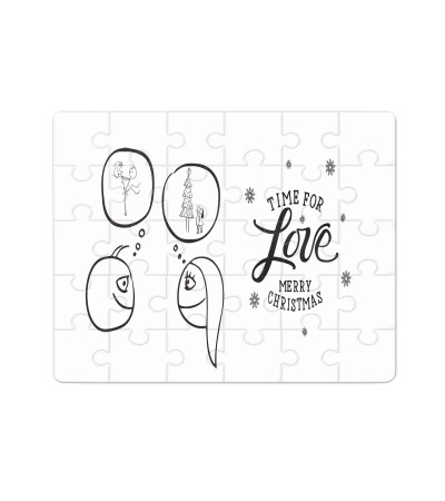 Χάρτινο Puzzle 27X20cm Time For Love 35κομ