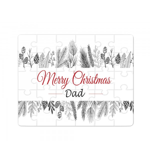 Χάρτινο Puzzle 27X20cm Merry Christmas Dad 35κομ