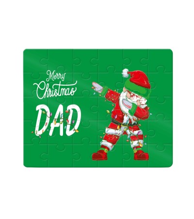 Χάρτινο Puzzle 27X20cm Merry Christmas Green Dady 35κομ