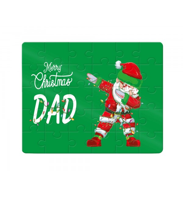 Χάρτινο Puzzle 27X20cm Merry Christmas Green Dady 35κομ