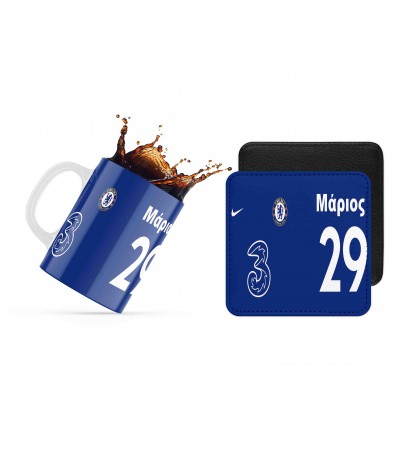 Σετ κεραμική κούπα 330ml και σουβέρ ΤΣΕΛΣΙ Σετ κεραμική κούπα 330ml και σουβέρ ΤΣΕΛΣΙ