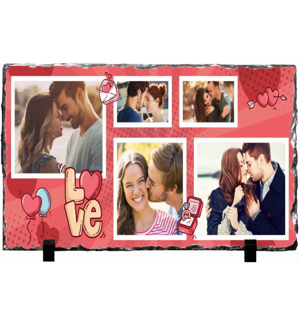 Κορνίζα απο Γρανίτη 15X20cm Δώρο Για Ερωτευμένους MY LOVE