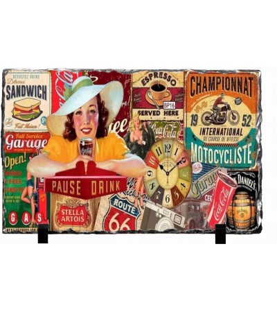 Κορνίζα απο Γρανίτη 15X20cm Vintage