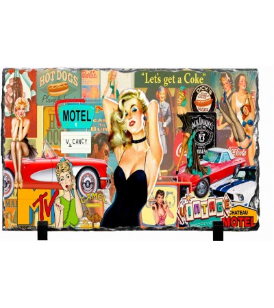 Κορνίζα απο Γρανίτη 15X20cm Vintage